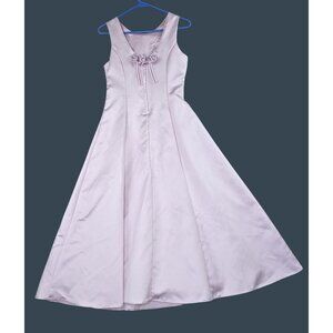 Jessica McClintock Girls Millennium 2000 Pink Satin Dress Size 16